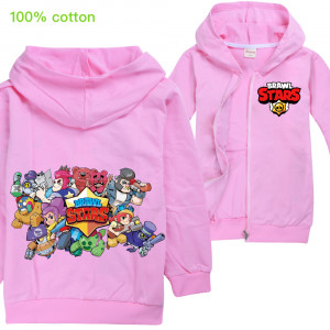 Bluza z zamkiem błyskawicznym Brawl Stars Różowa