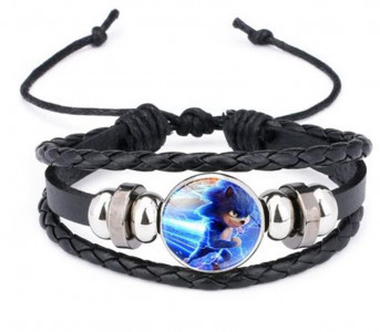 Leather bracelet Sonic