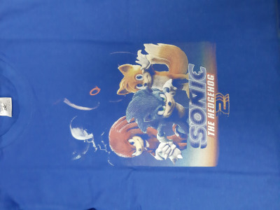 T-shirt Sonic 2 Movie 2. quality