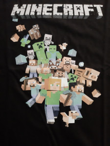 Tričko Minecrafters bavlna 2. jakost