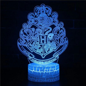 Harry Potter Hogwarts 3D LED Lamp