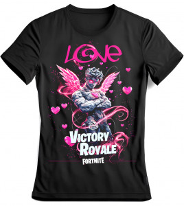 Walentynkowa koszulka Fortnite Love is Victory Royal